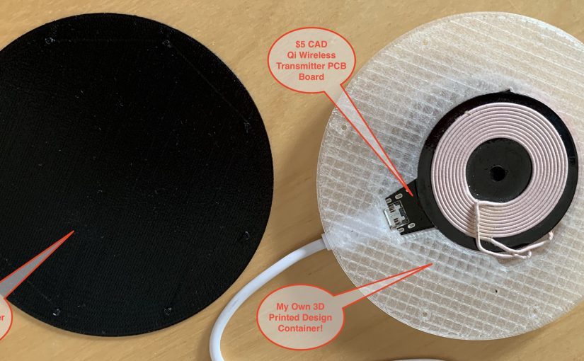 3D Printed Qi Wireless Charger