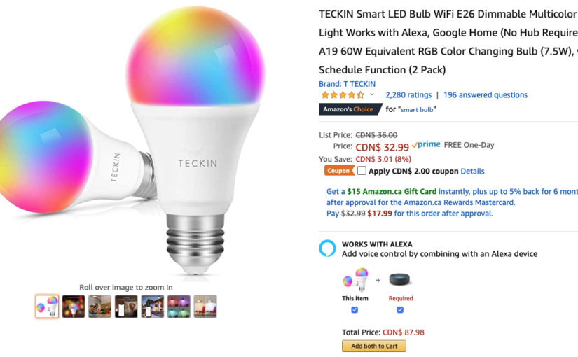 Teckin Smart LED Bulb